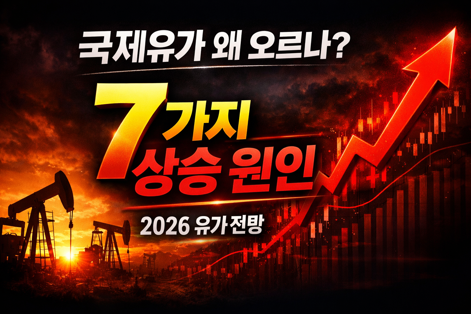 2026 국제유가 상승 원인 7가지 분석