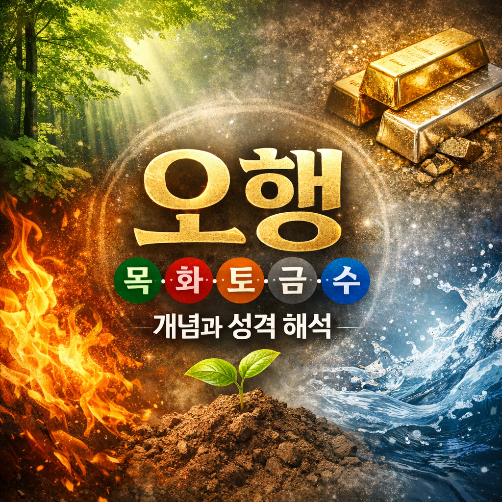 오행(목·화·토·금·수) 개념과 성격 해석