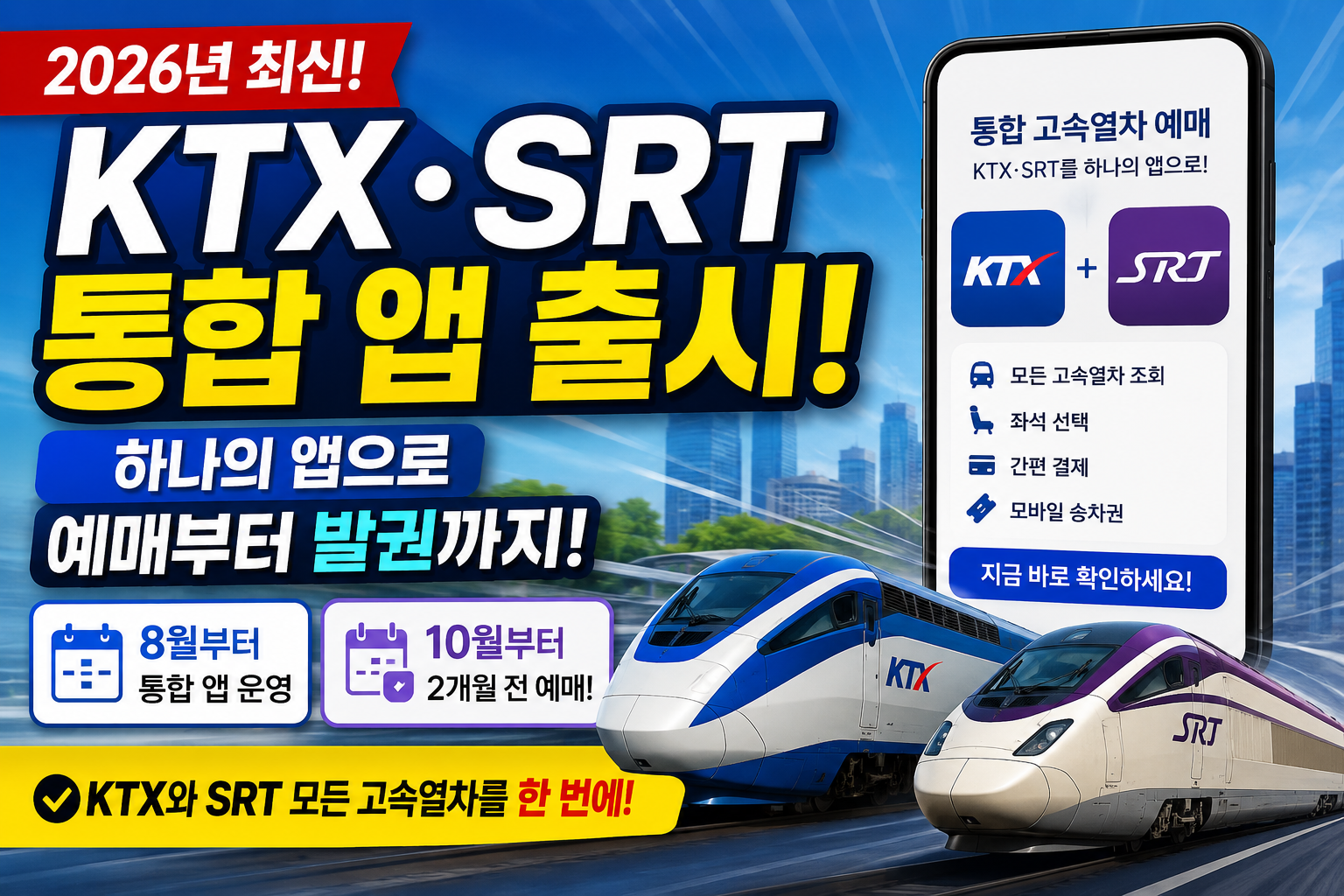 KTX-SRT통합, KTX, SRT