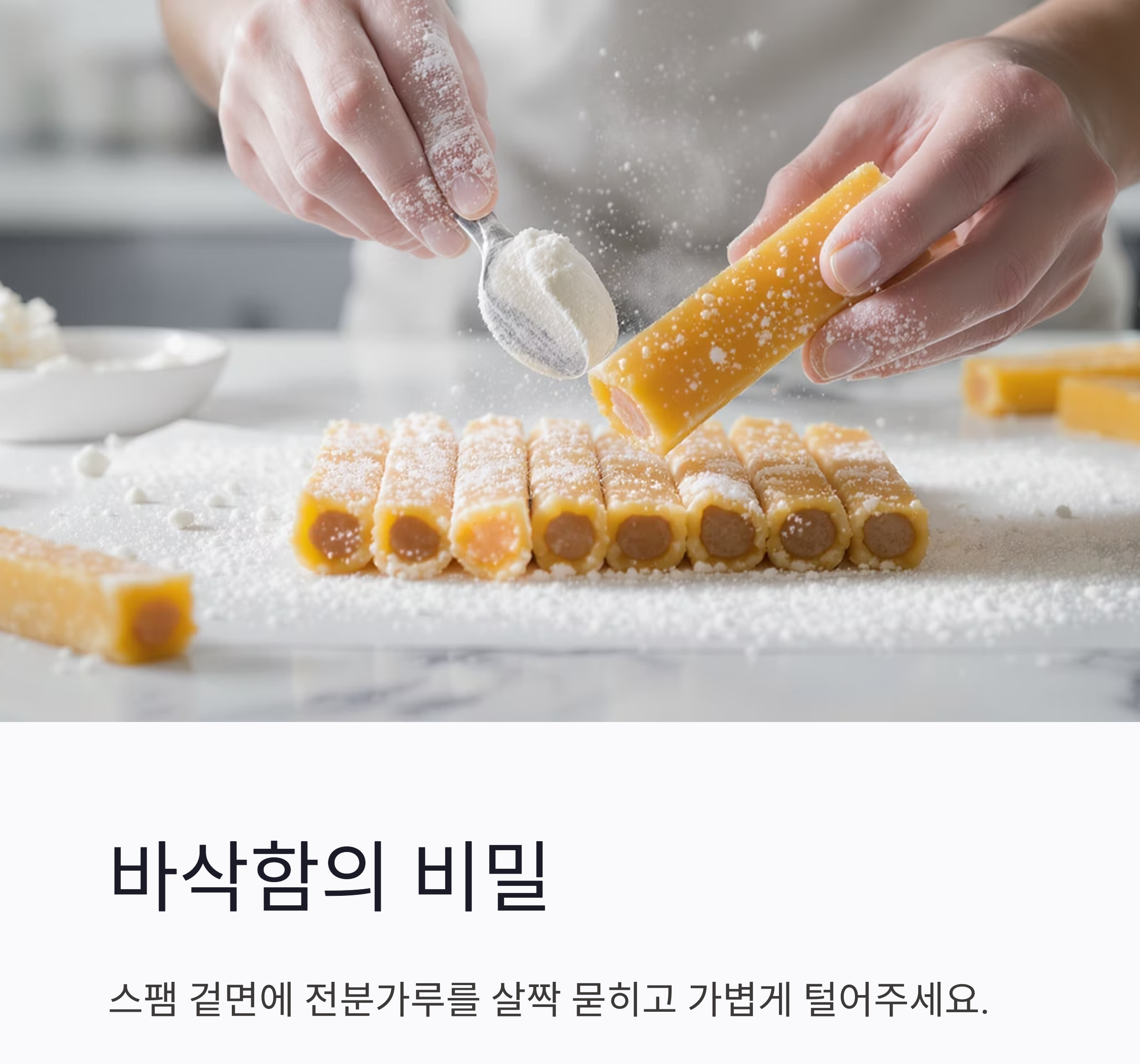 겉바속촉! 에어프라이어로 완성하는 스팸스틱 레시피 대공개