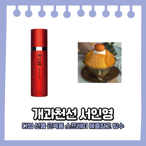 개과천선 서인영 르피랩 스프레이
