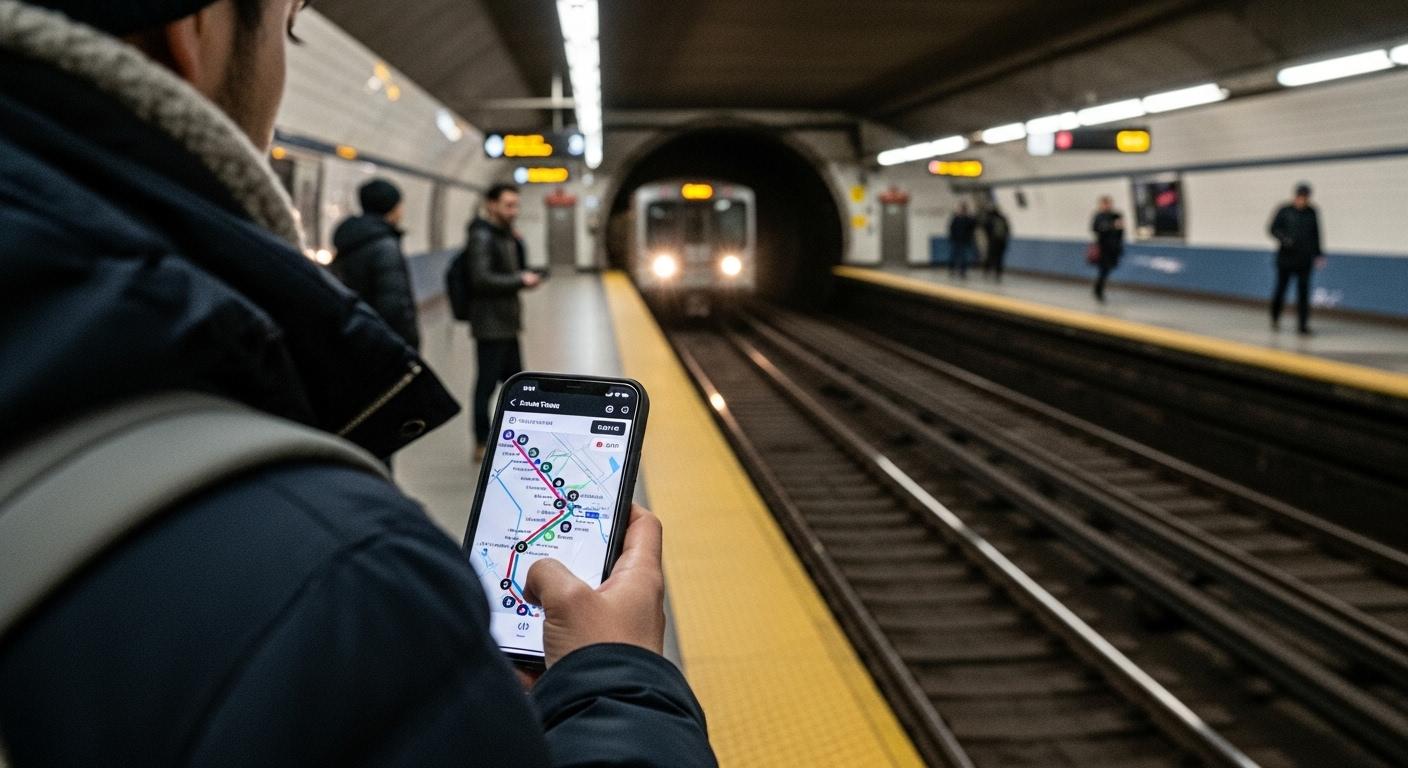 지하철 실시간 위치 어플