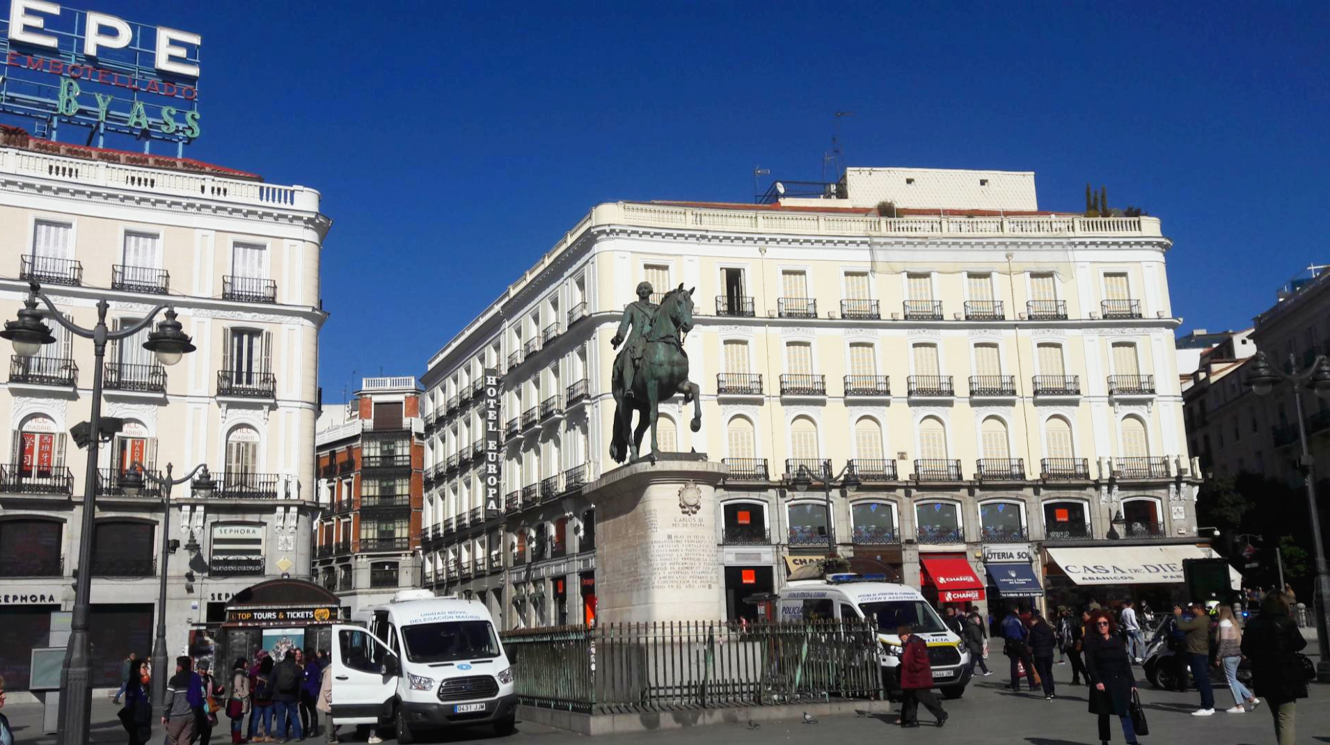 스페인 마드리드 솔 광장