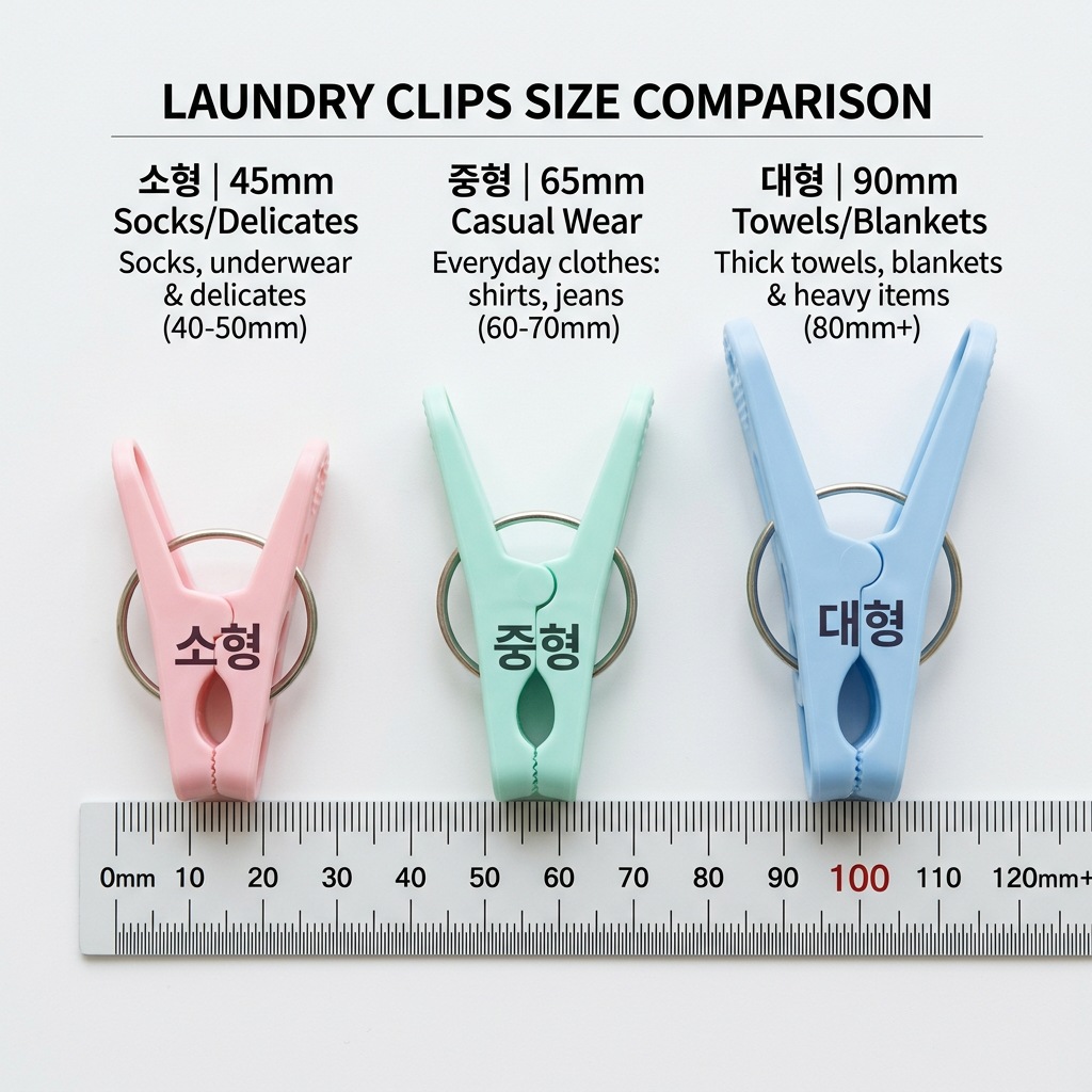 빨래집게 고르는법 방풍 구조 차이