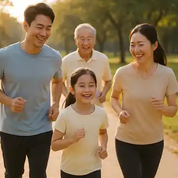 가족 런닝 이미지