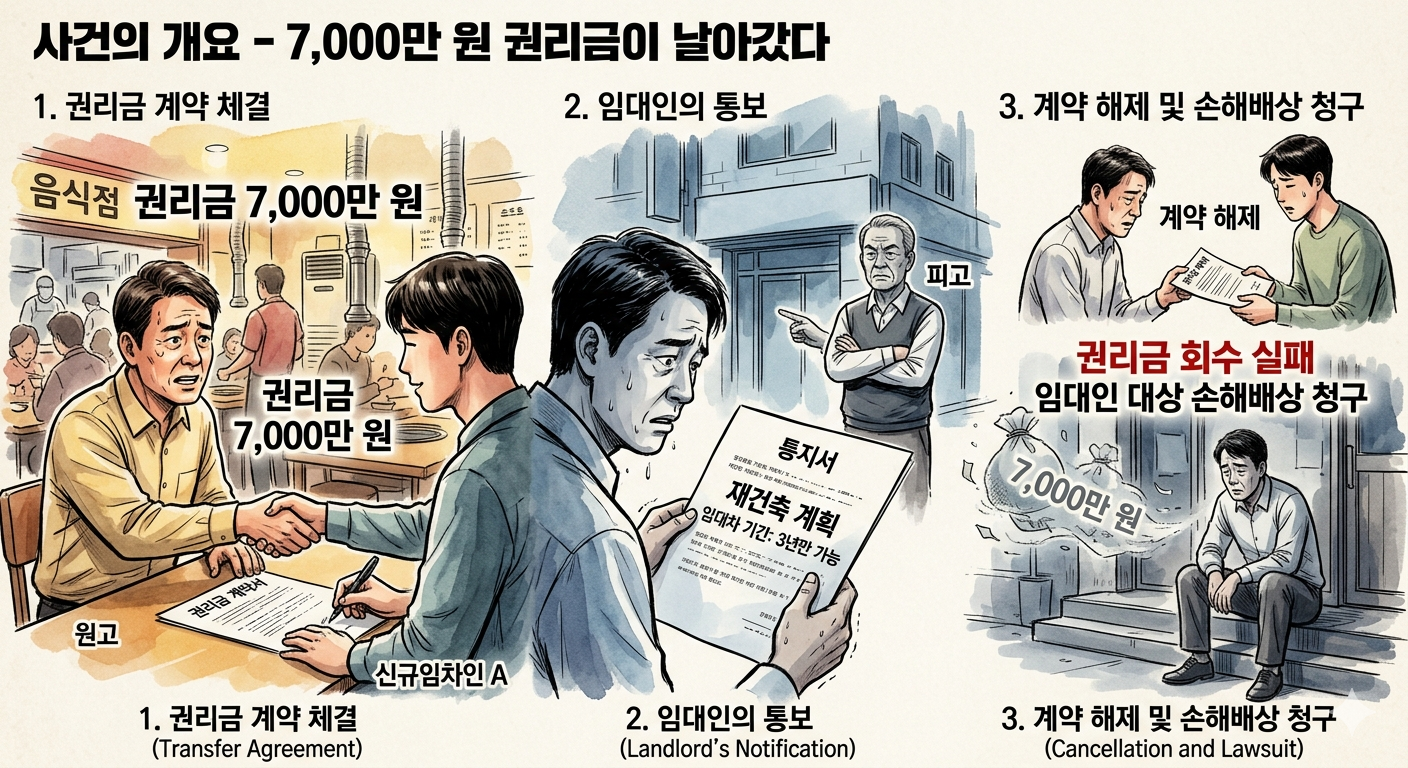 건물 내구연한 등에 따른 철거·재건축의 필요성이 객관적으로 인정되고 그 계획·단계가 구체화된 경우, 임대인이 신규임차인이 되려는 사람에게 철거·재건축 계획과 시점을 고지하였다는 사정만으로는 원칙적으로 '권리금 회수 방해행위'에 해당하지 않는다."