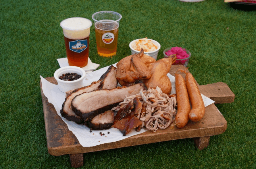 백종원 예산 맥주축제 음식과 주류