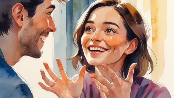 ENTP는 창의적이고 재치 있는 대화로 분위기를 이끄는 유형입니다에 관한 그림