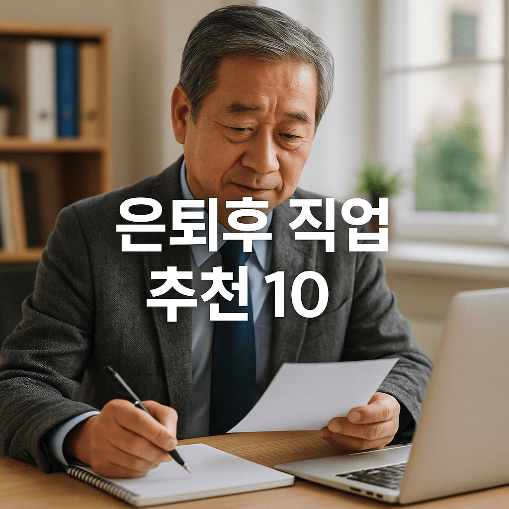 은퇴후 직업 추천 10