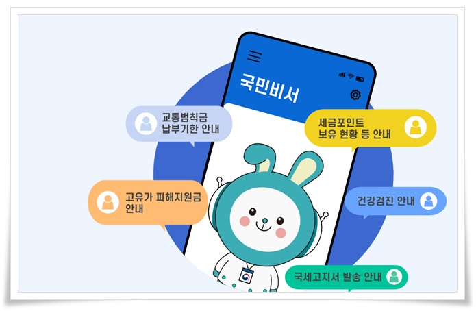 고유가 피해지원금, 국민비서 알림 서비스 신청방법
