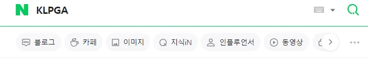 KLPGA 실시간 스코어