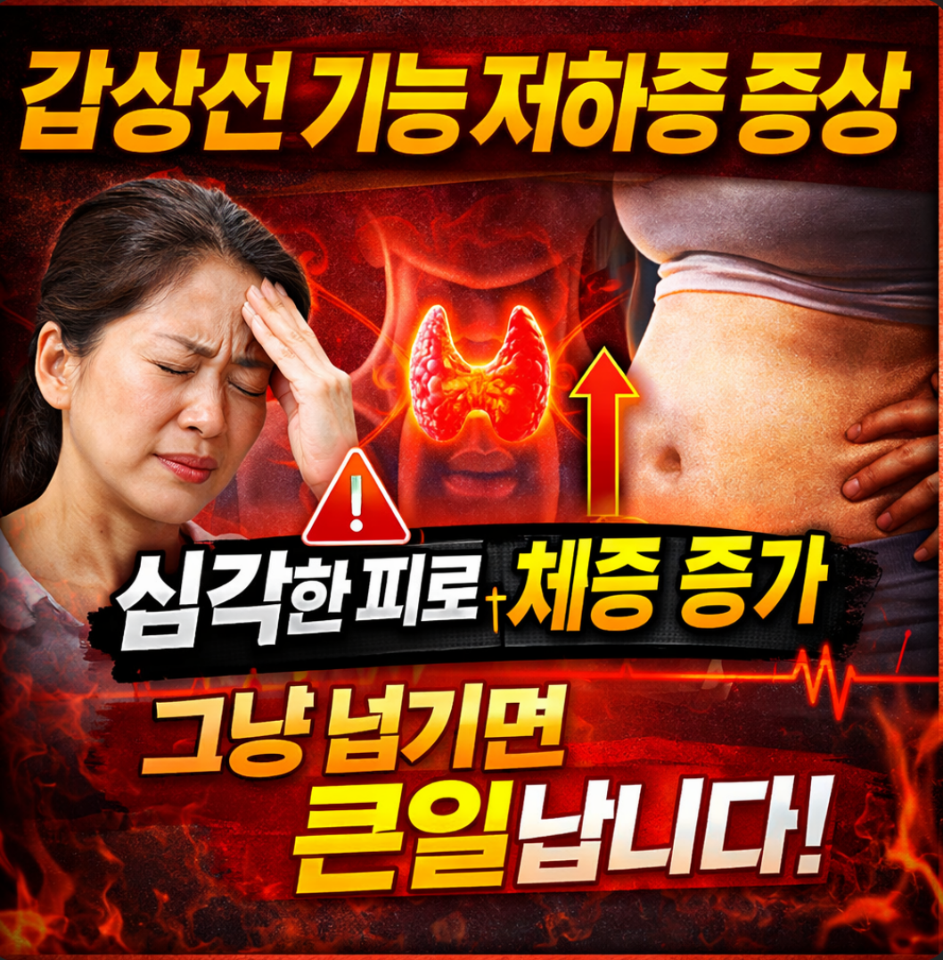 갑상선 기능 저하증 증상