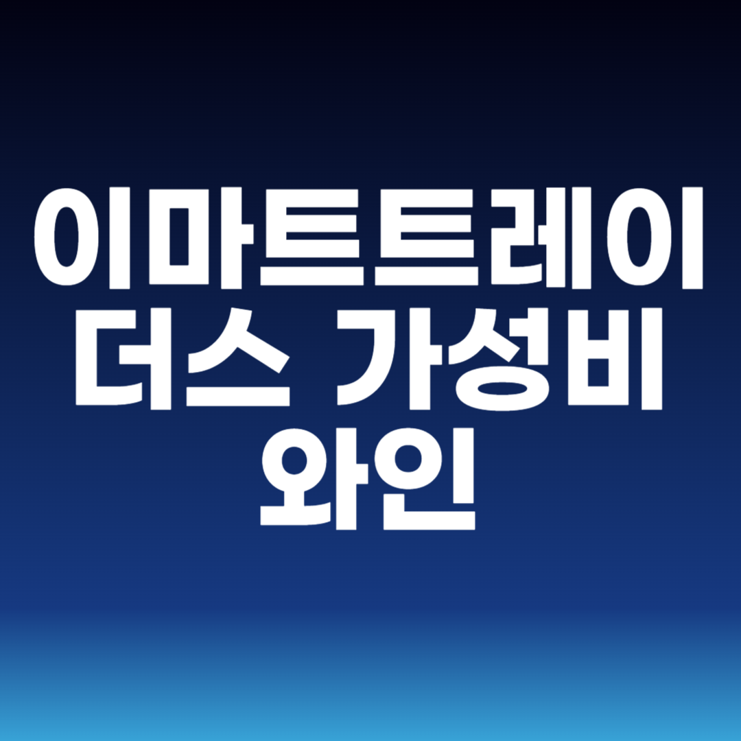 이마트트레이더스 가성비 와인