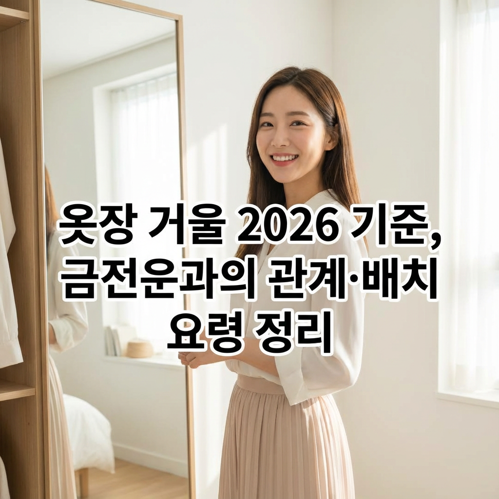 옷장 거울 2026 기준 ｜ 금전운과의 관계&middot;배치 요령 정리