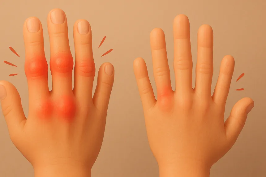 손가락 관절염 증상