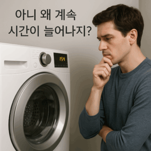 LG건조기 건조 시간 늘어남 해결