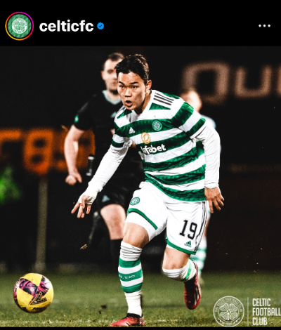 알트태그-최근 스토틀랜드 셀틱 구단으로 이적한 오현규 선수가 데뷔전을 치루었습니다. 셀틱 구단이 인스타그램을 통해 오현규 선수의 데뷔 모습을 소개했습니다.