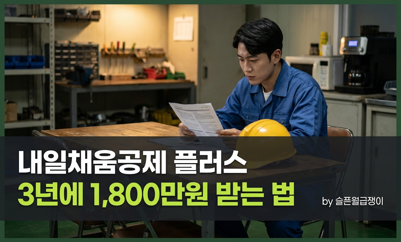 내일채움공제 안내 받는 청년 직장인