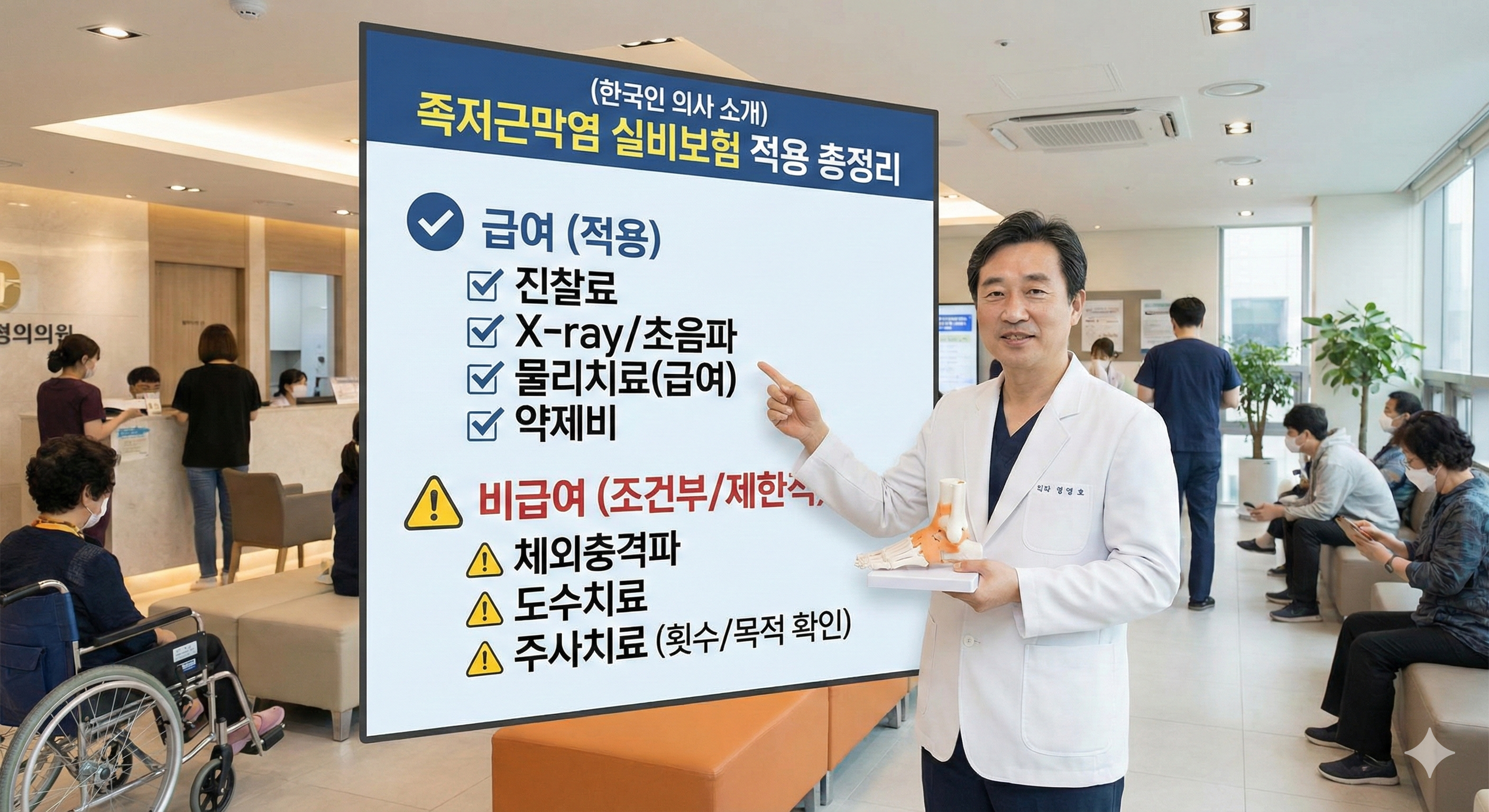 족저근막염 실비보험 적용범위 총정리