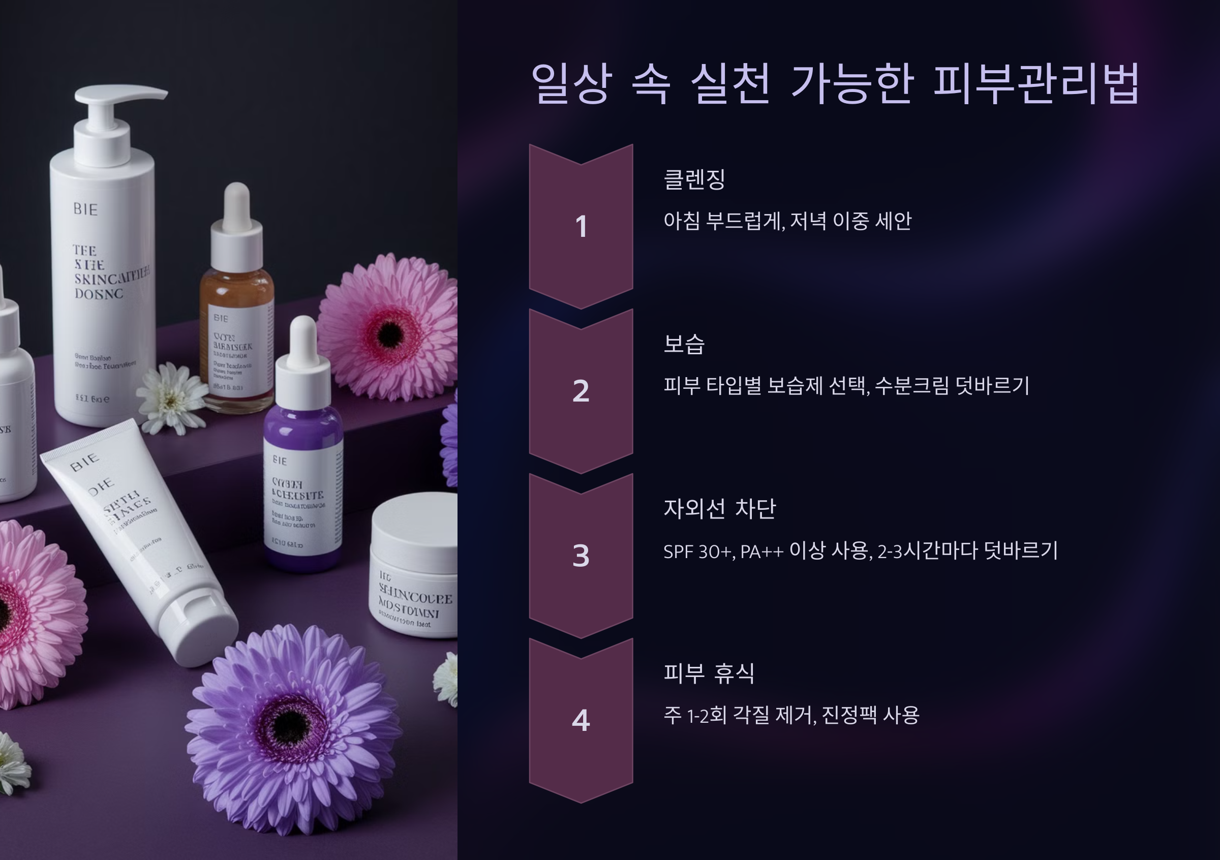 일상 속 실천 가능한 피부관리법