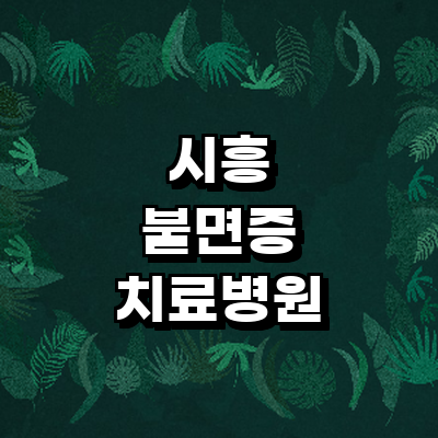 시흥시 불면증