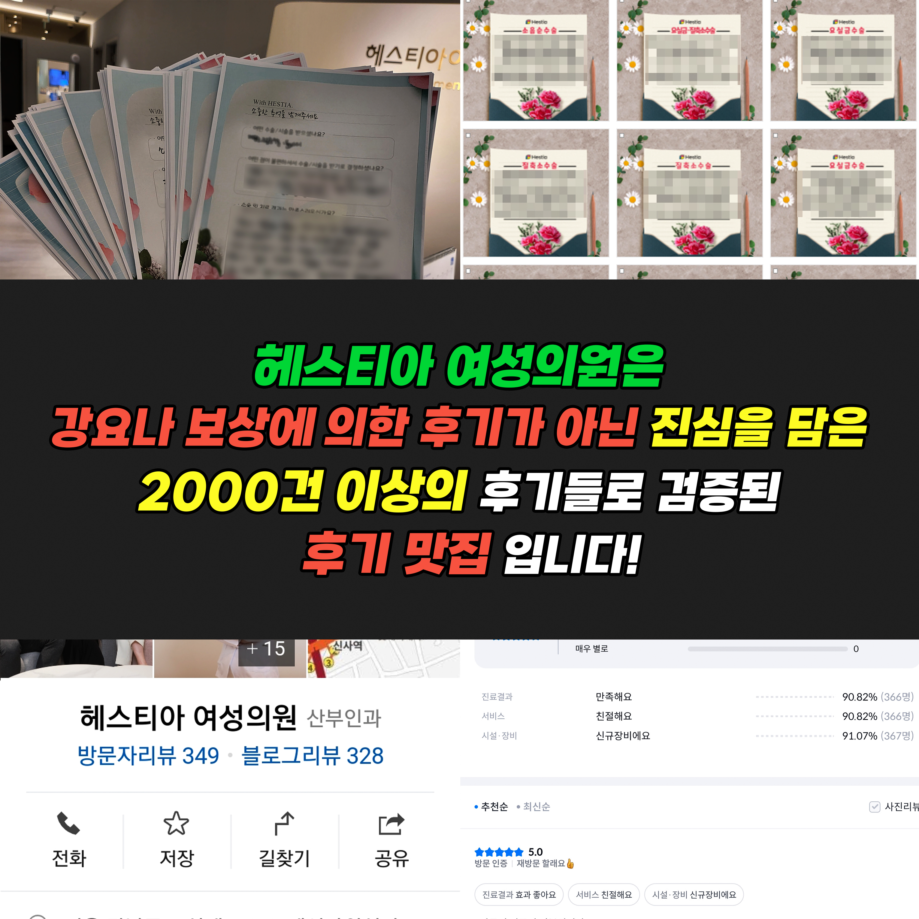 헤스티아여성의원 진심을 담은 2000건 이상의 후기 맛집
