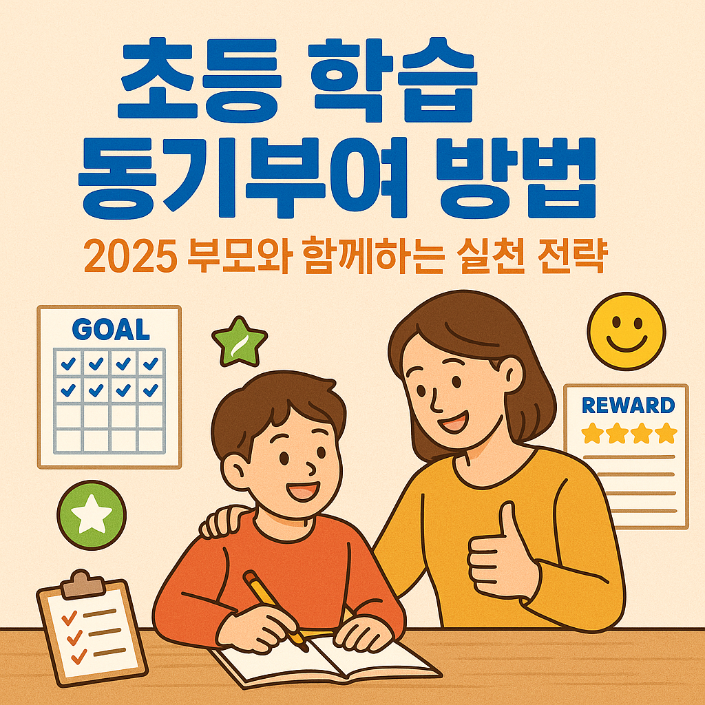 초등 학습 동기부여 방법 | 2025 부모와 함께하는 실천 전략