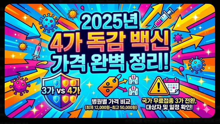 4가 독감 백신 가격