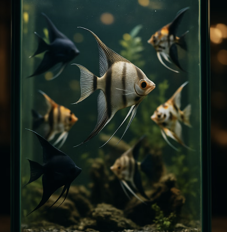 수조를 갤러리로 만드는 우아함