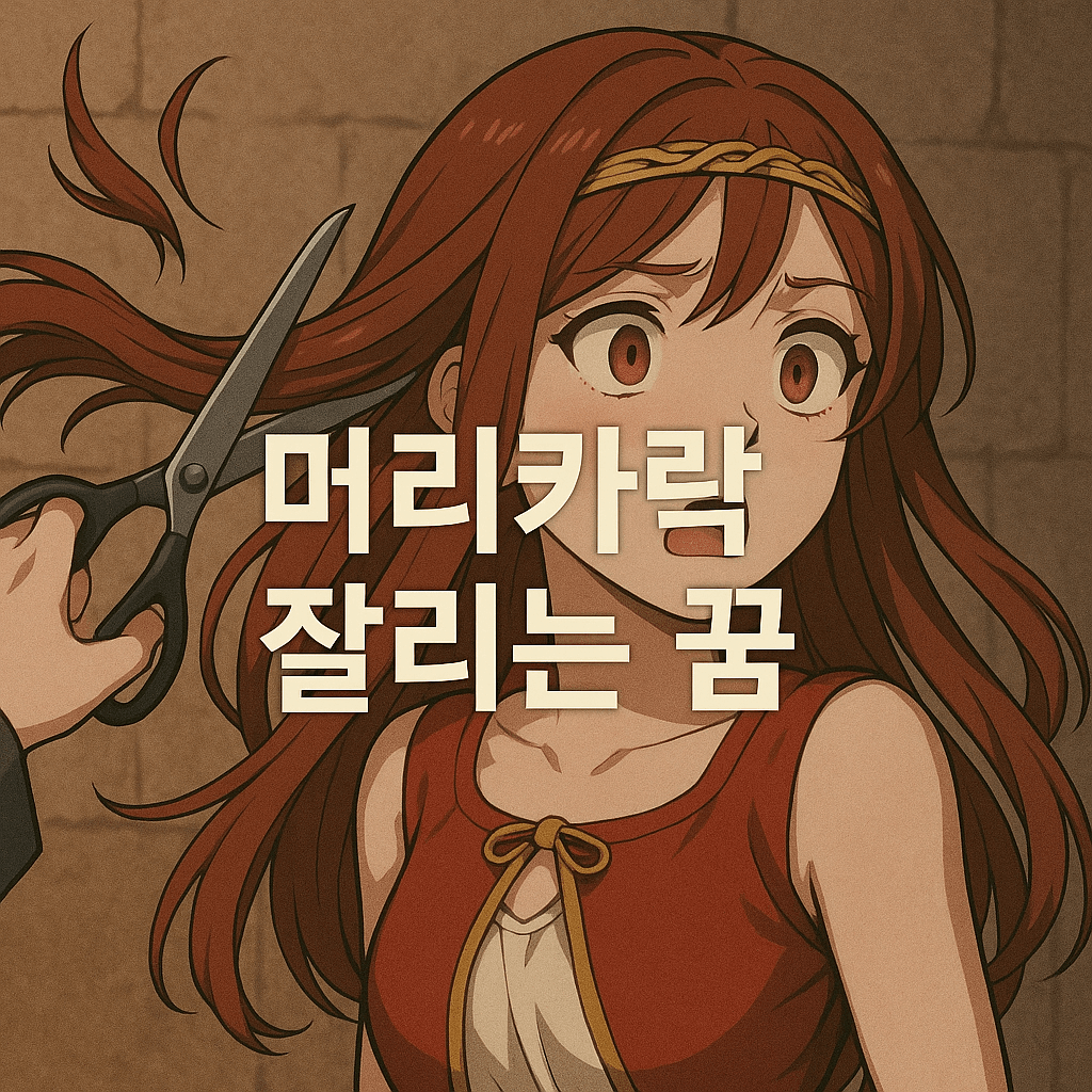 머리카락 잘리는 꿈 해몽