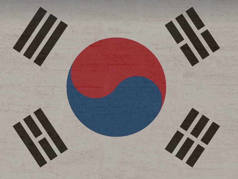 대한민국 국기의 모습