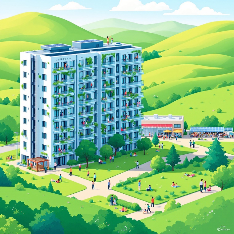 주담대 6억 대출 제한 아파트 모습