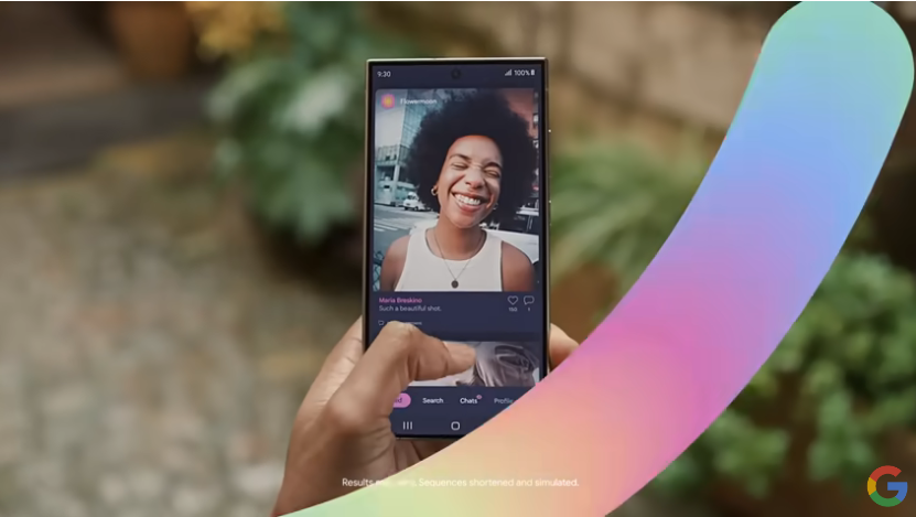 구글의 'Circle to Search' 기능( 출처 - 구글 블로그)