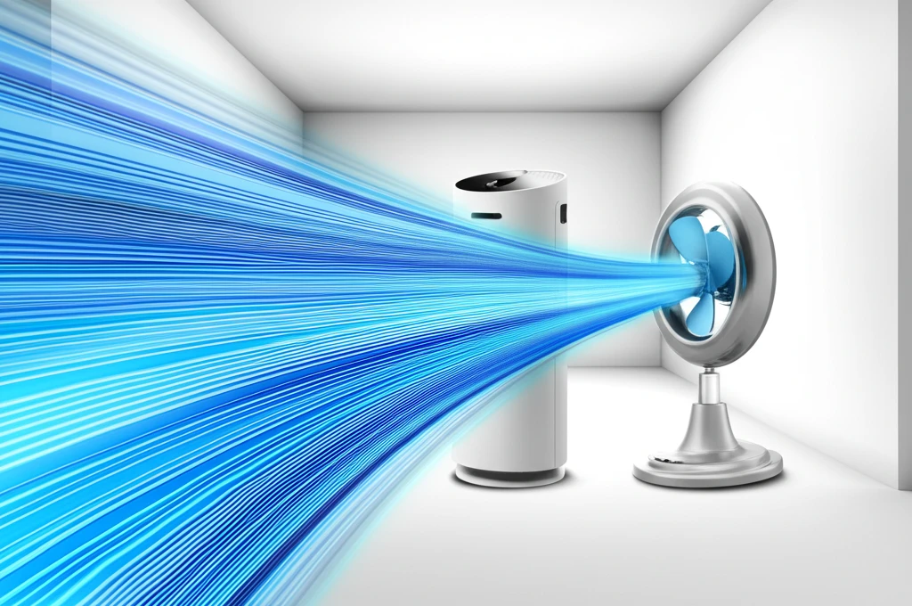 공기 순환 극대화하는 공기청정기 2대..