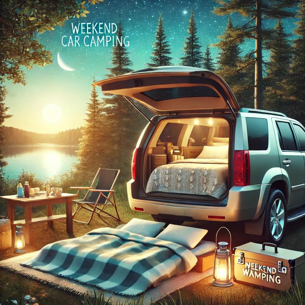 직장인을 위한 주말 차박 관련 이미지 사진