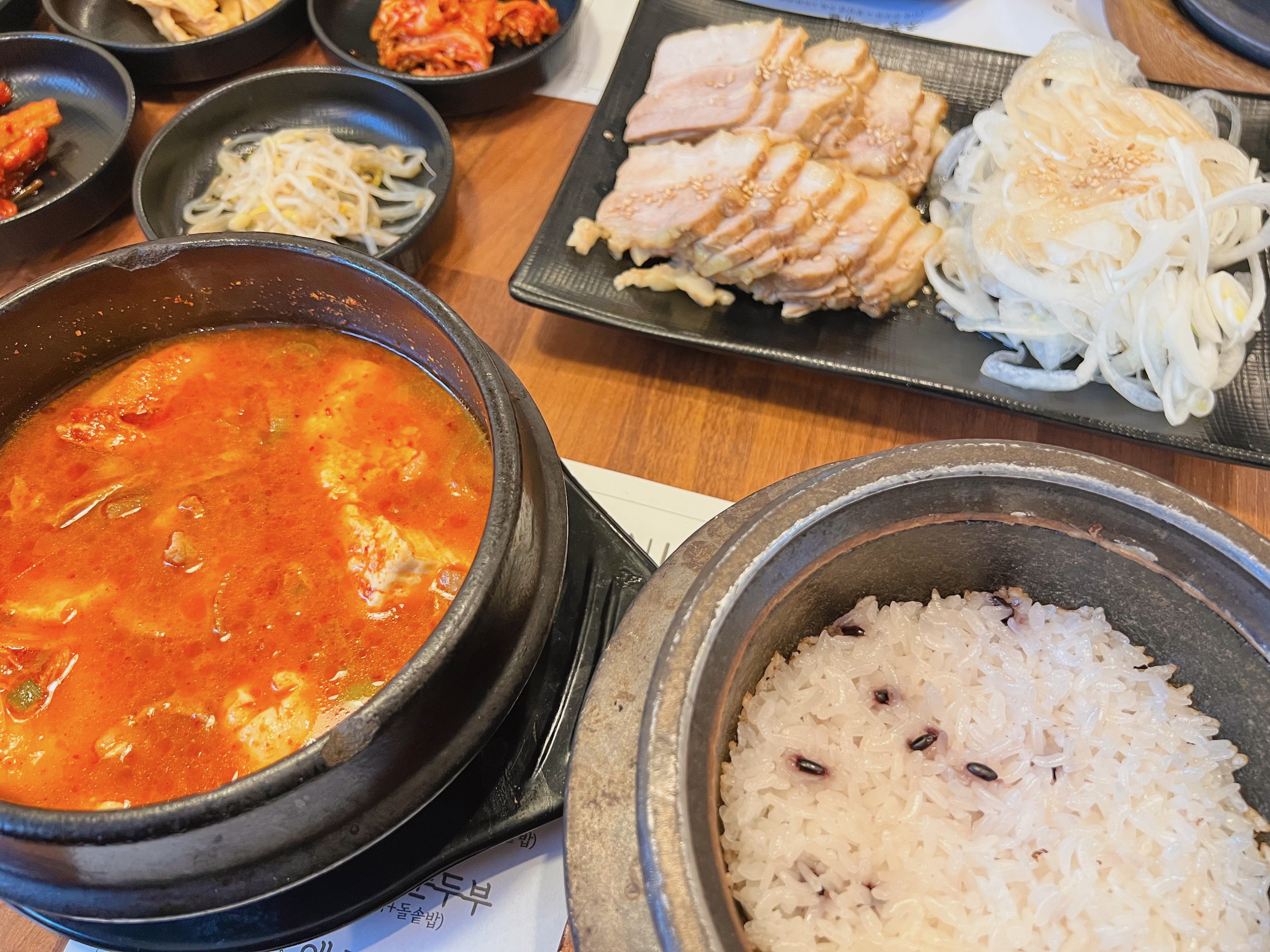 장성 초동순두부 섞어순두부찌개