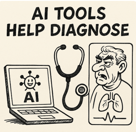 캐리커쳐로 그린 AI 도구