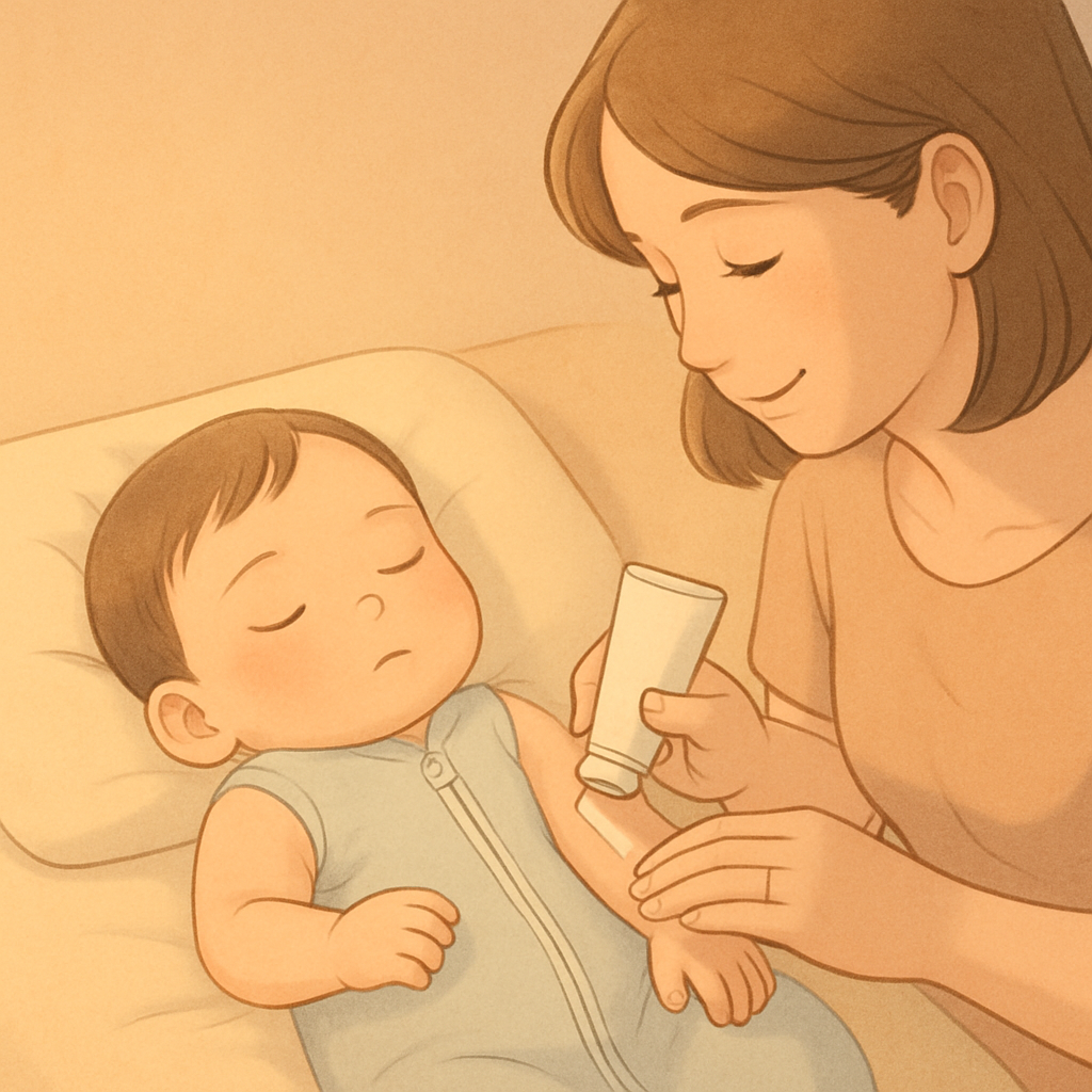 신생아 보습 로션 크림 이미지