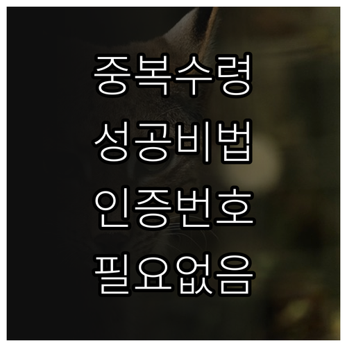 아동수당 중복 가능한 자녀장려금 신청..