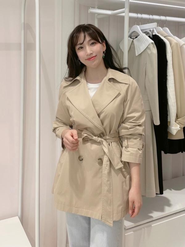 올리브데올리브 데일리핏 하프트렌치코트 OY2SR005A