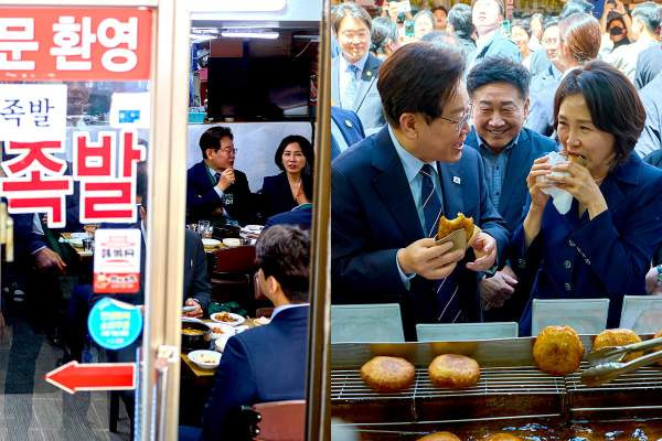 이재명 남대문시장 방문: 족발 단골집 방문! 김혜경 여사 온누리상품권 쇼핑 리스트 공개