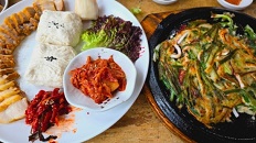 파전-보쌈