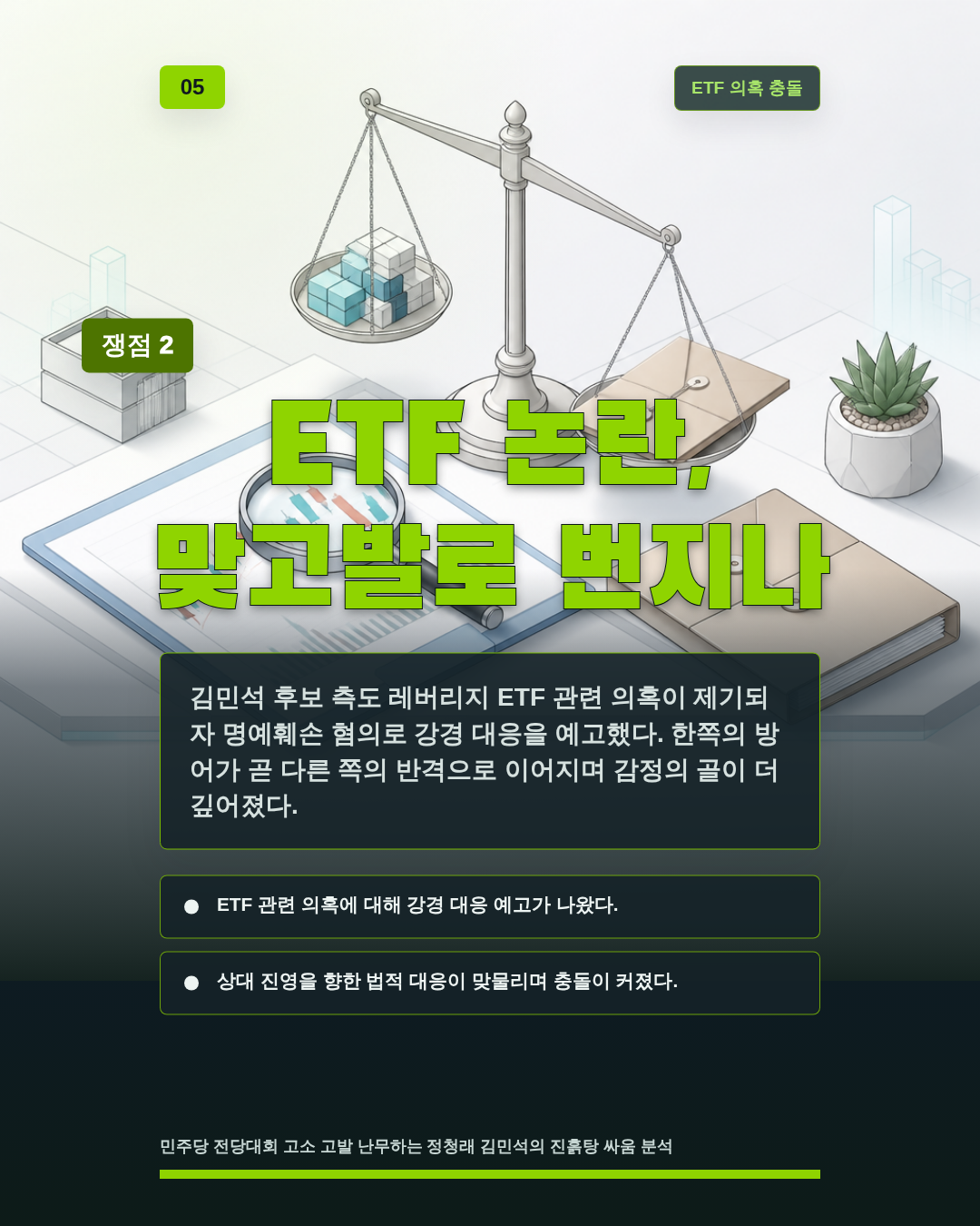 ETF 논란, 맞고발로 번지나
