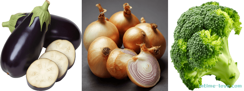 성인병에 효과적인 가지,양파,브로콜리