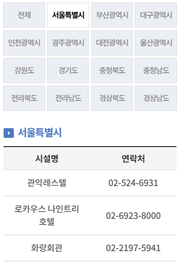 육군 휴드림 예약 취소 변경 대표전화2