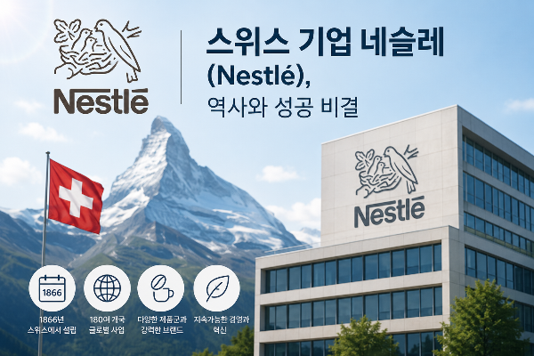 스위스 기업 네슬레(Nestlé), 역사와 성공 비결