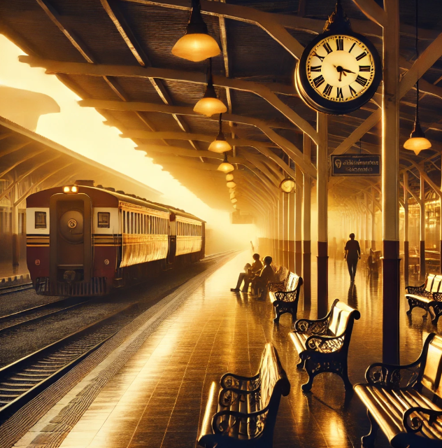 마침내 평화가 찾아온 마법사 세계 기차역의 모습