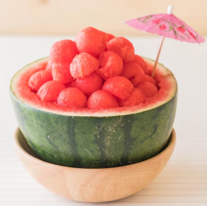 아이들을 위한 여름철 놀이-수박화채