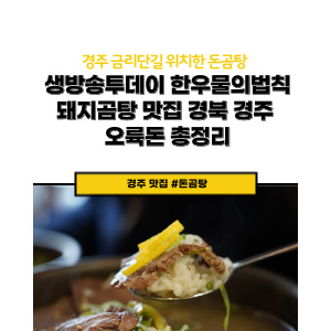 돼지곰탕 돈곰탕