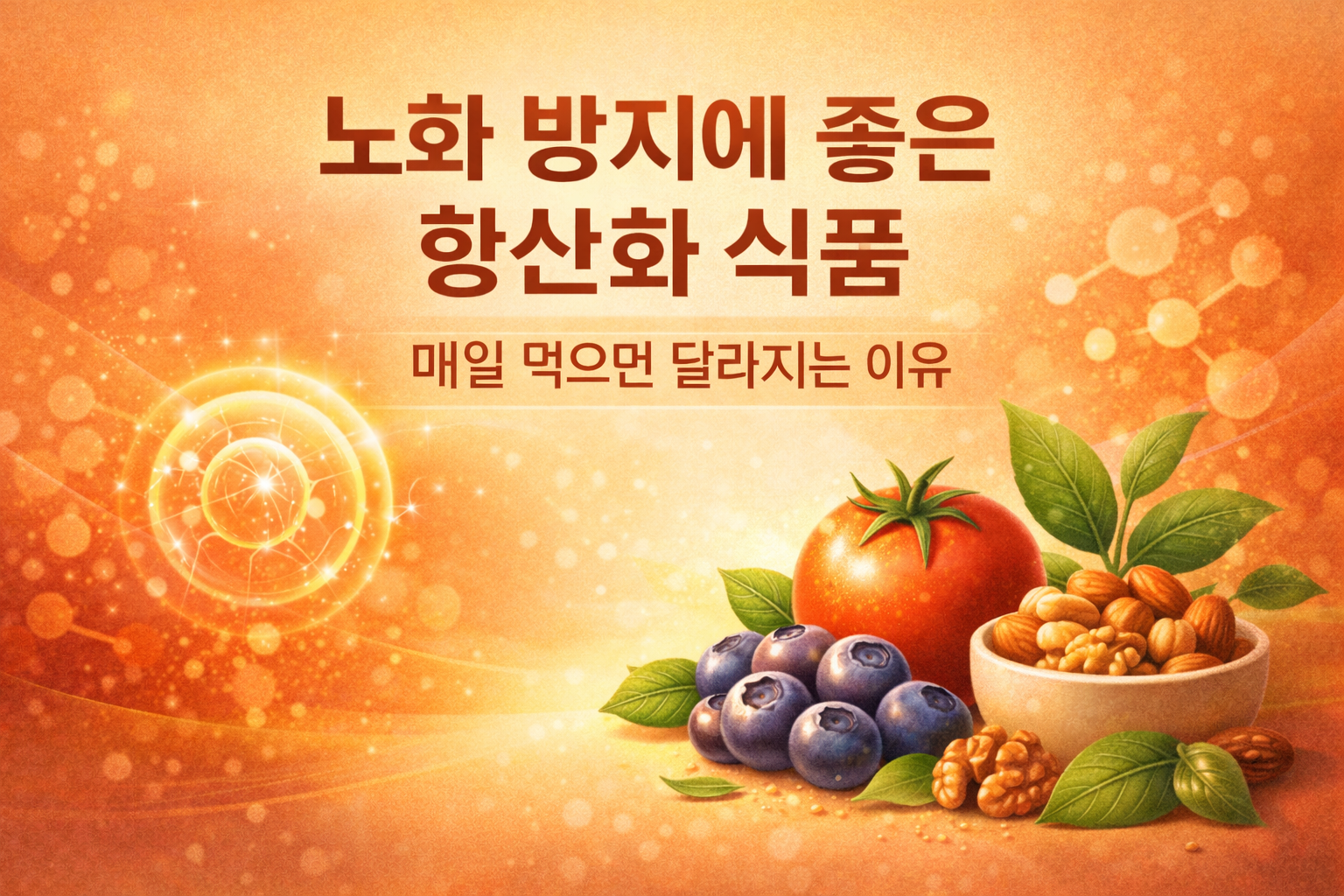 노화 방지에 좋은 항산화 식품